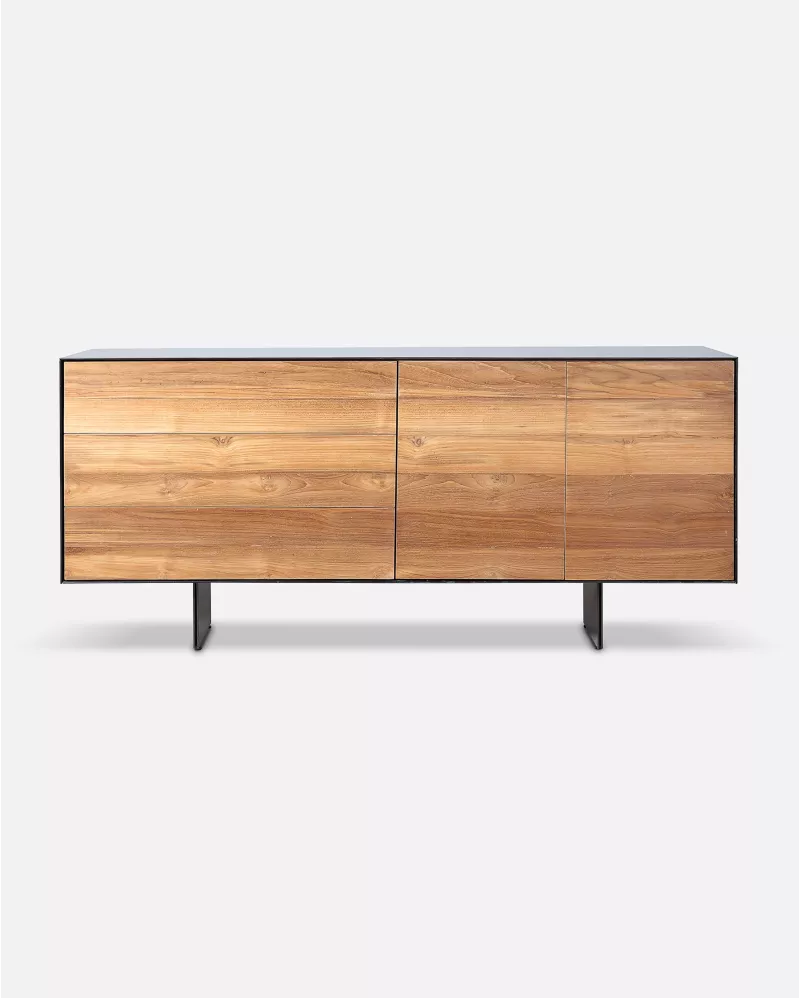 Sideboard Geox 180x82x45 teak/iron