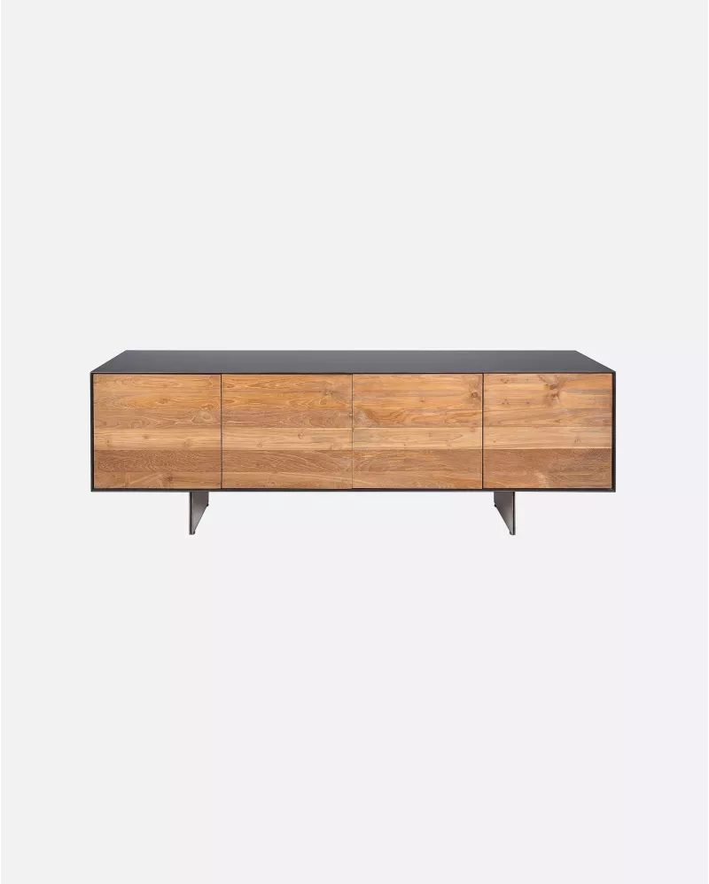 Sideboard Geox 208x74x45 teak/iron