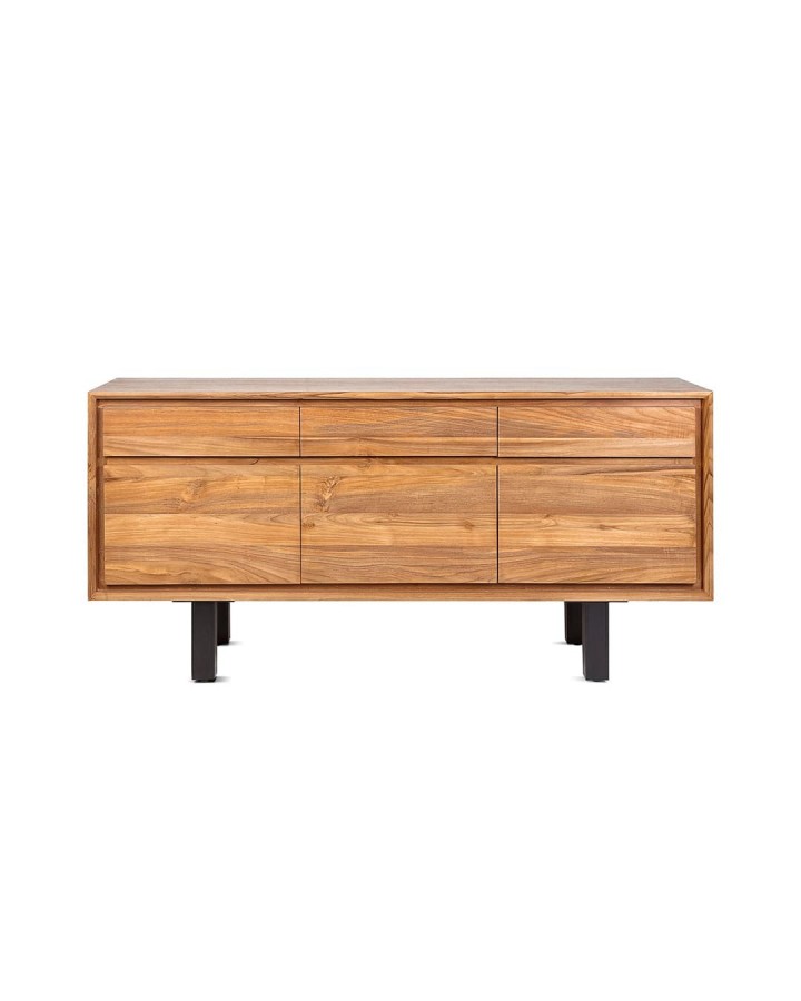 Sideboard Lox 160 teak/iron legs