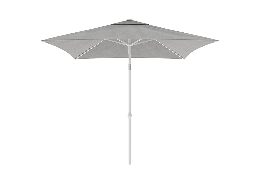Umbrella Malibu white/light grey 240x240 or round 300