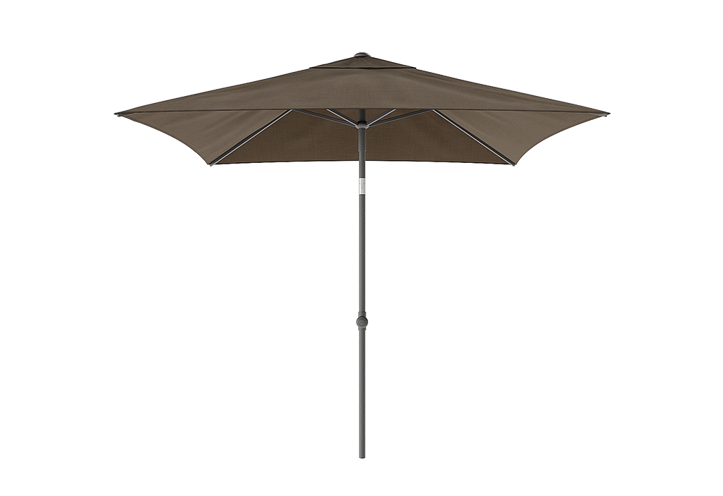 Umbrella Malibu anthracite/mokka 240x240 or round 300
