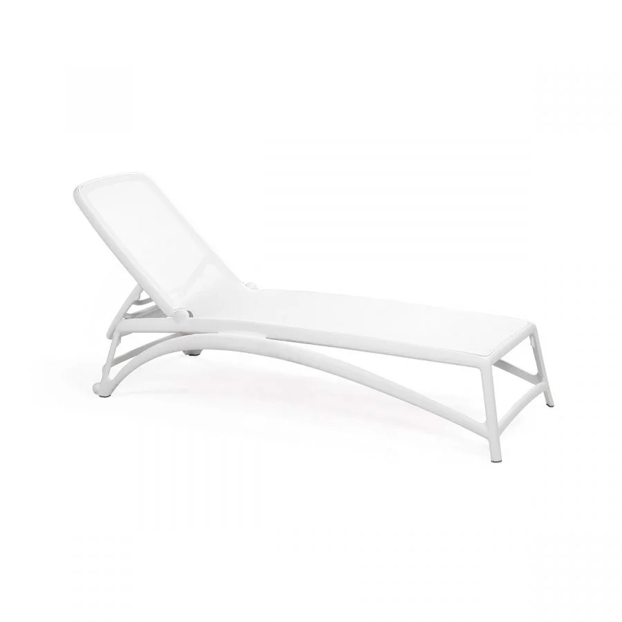 Sunlounger Atlantico white/white