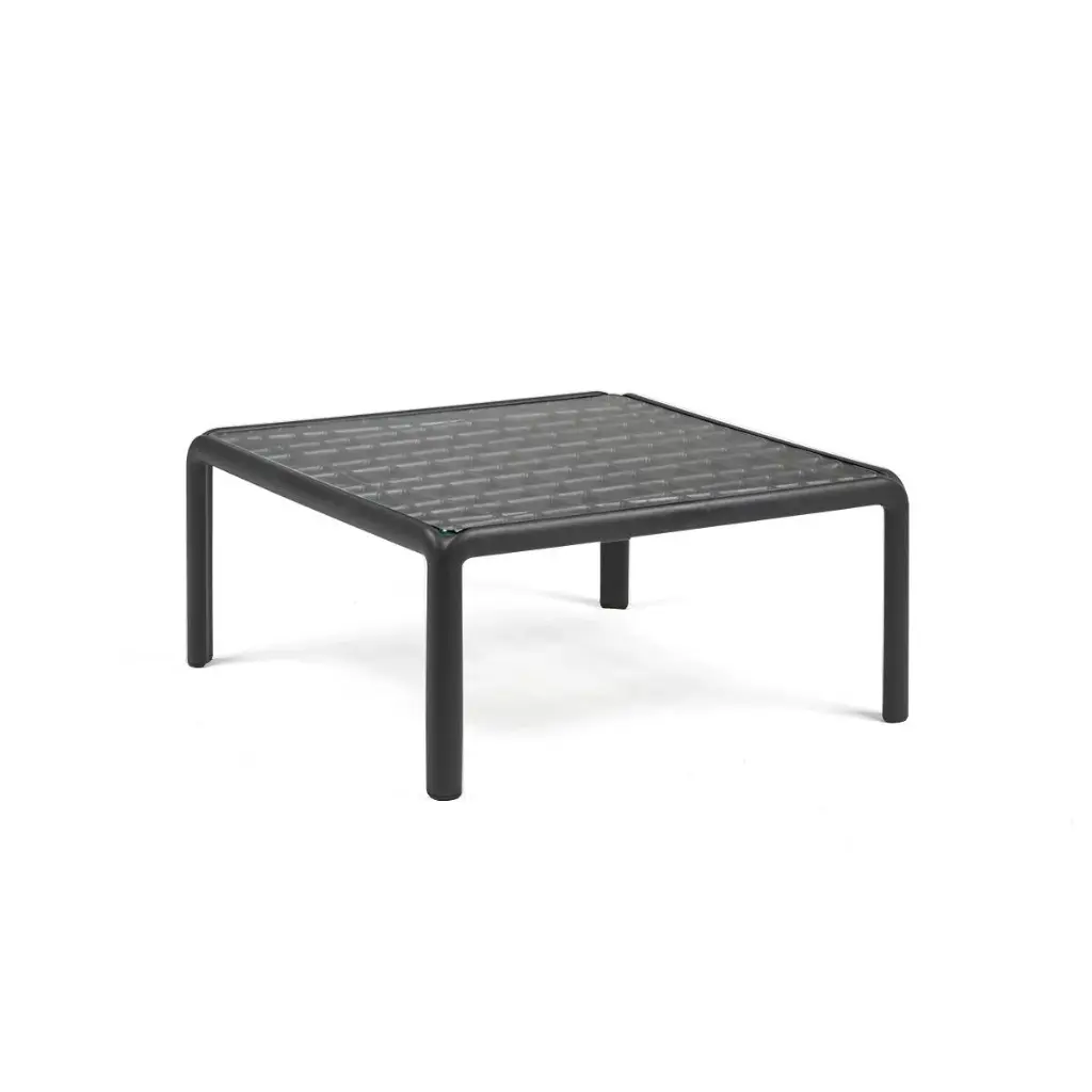 Komodo Coffee table anthracite with glass