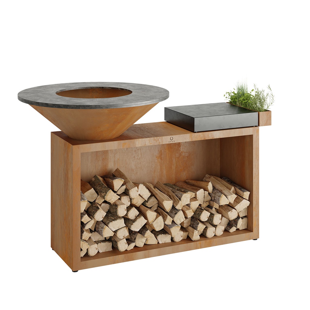 Ofyr island corton 85 ceramic grey