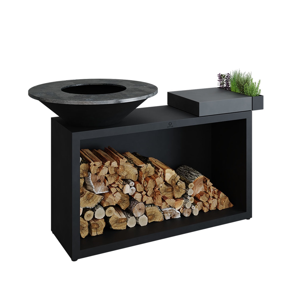 Ofyr island black 85 ceramic grey