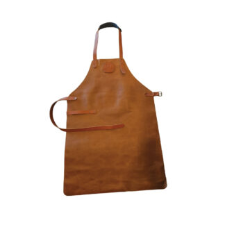 Ofyr leather apron brown