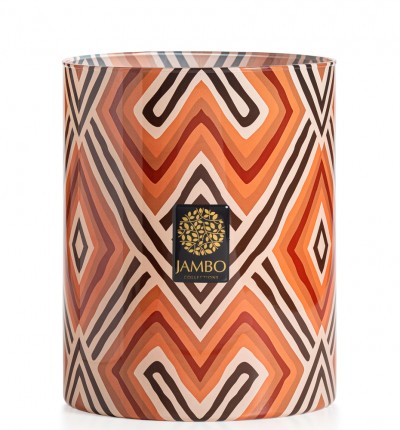 Candle Jambo Collections Masai Mara 7kg Clove - teak - tabacco