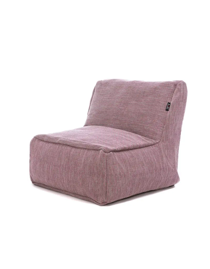 Outdoor pouf Dotty Medium Roolf pink