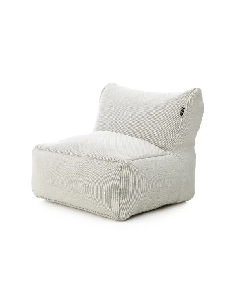 Outdoor pouf Dotty Medium roolf white