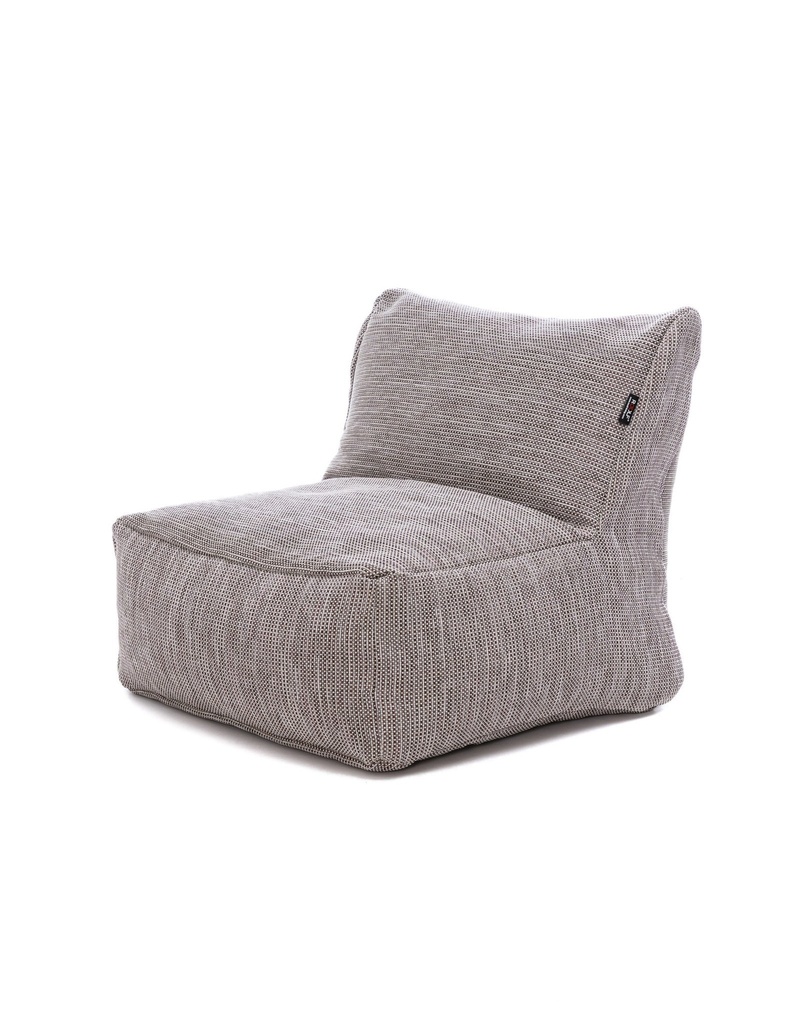 Outdoor pouf Dotty Medium Roolf plum