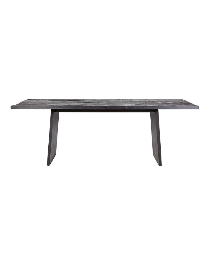 Dining table EROSI black teak 220x100
