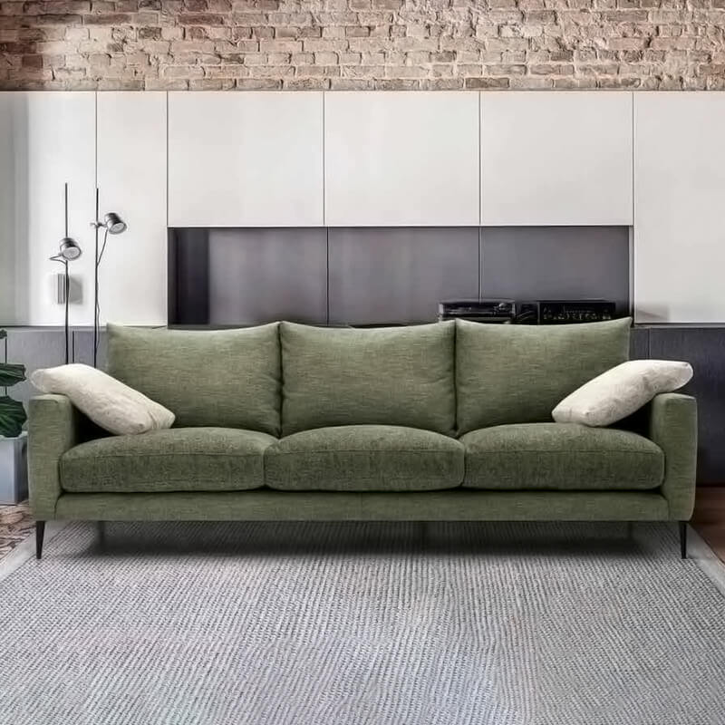 Sofa Chocolate 3-seater 240cm green