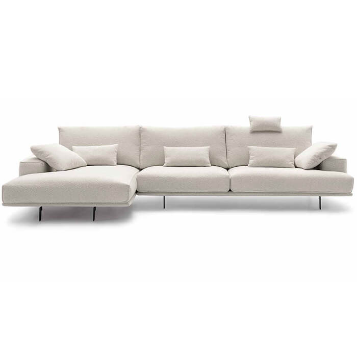 Sofa Valenciaga 3-seater 195cm + chaise longue 115x175cm