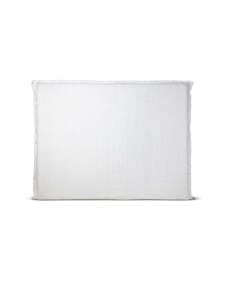 Headboard cover Munnar linen white 195