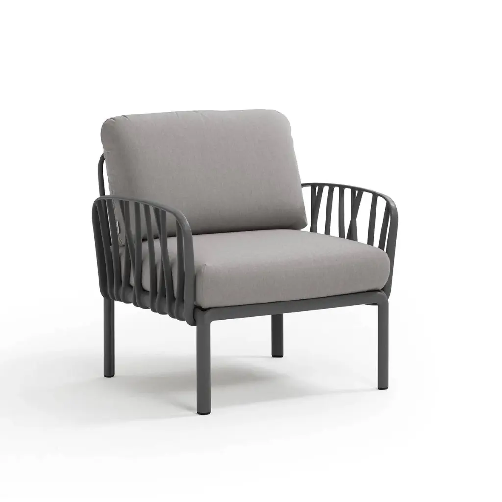 Komodo 1-seater anthracite/grey