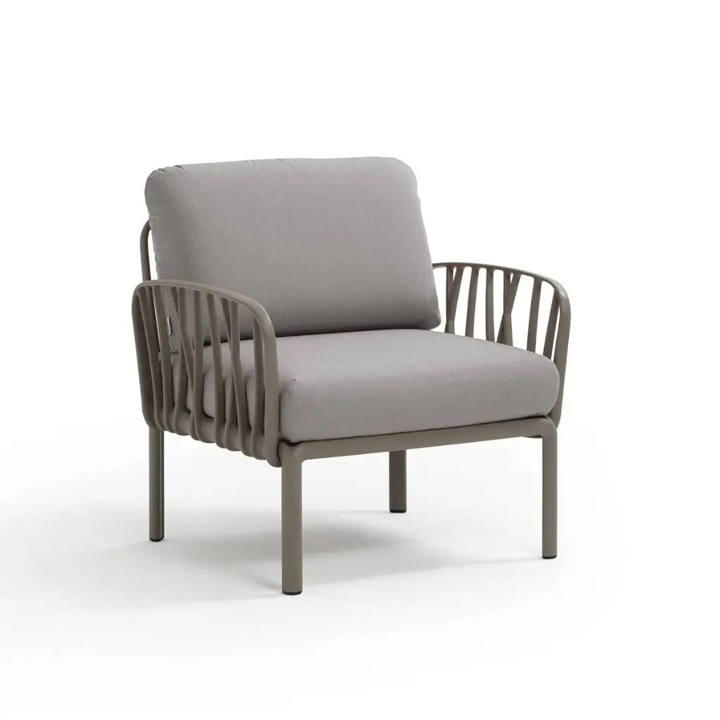 Komodo 1-seater taupe/grey