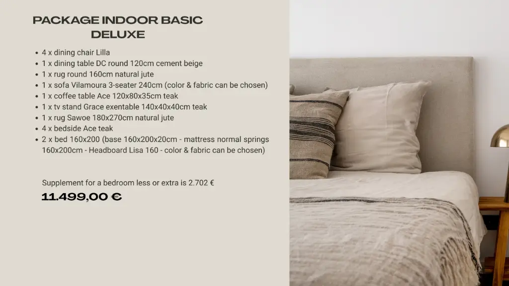 Package indoor basic Deluxe