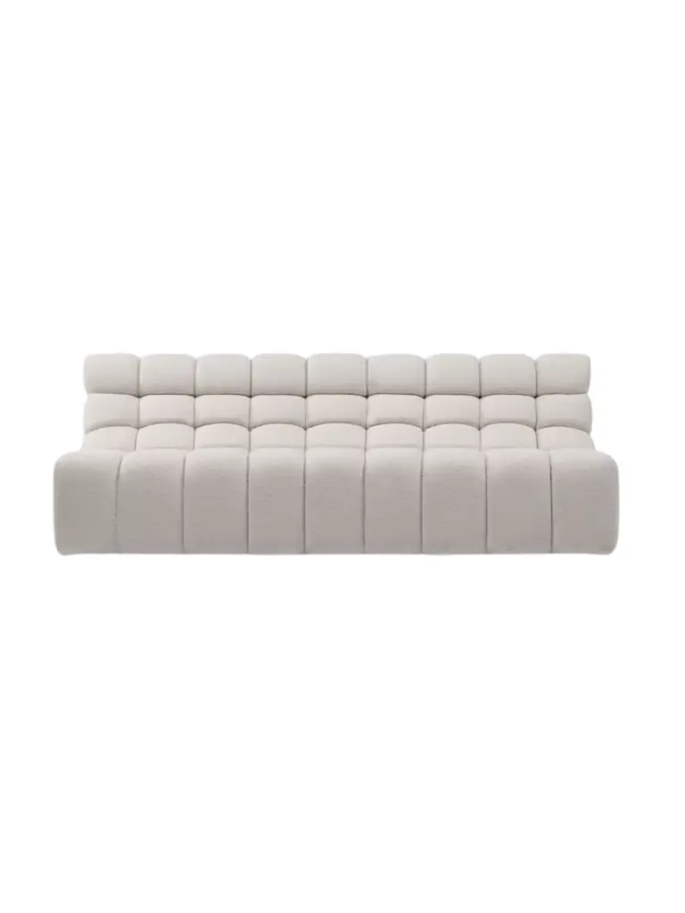 Chopin 4-seater white bouclé 
