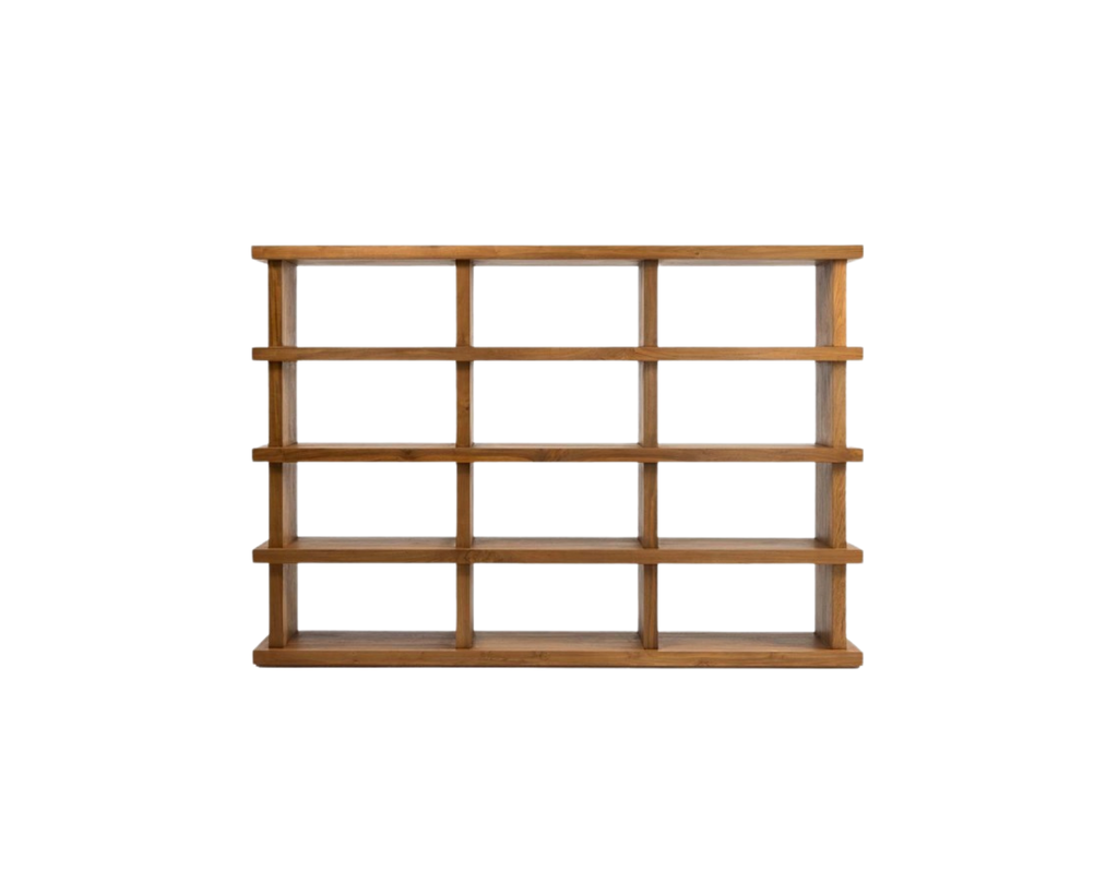 Book shelve Dumai teak 210x146cm