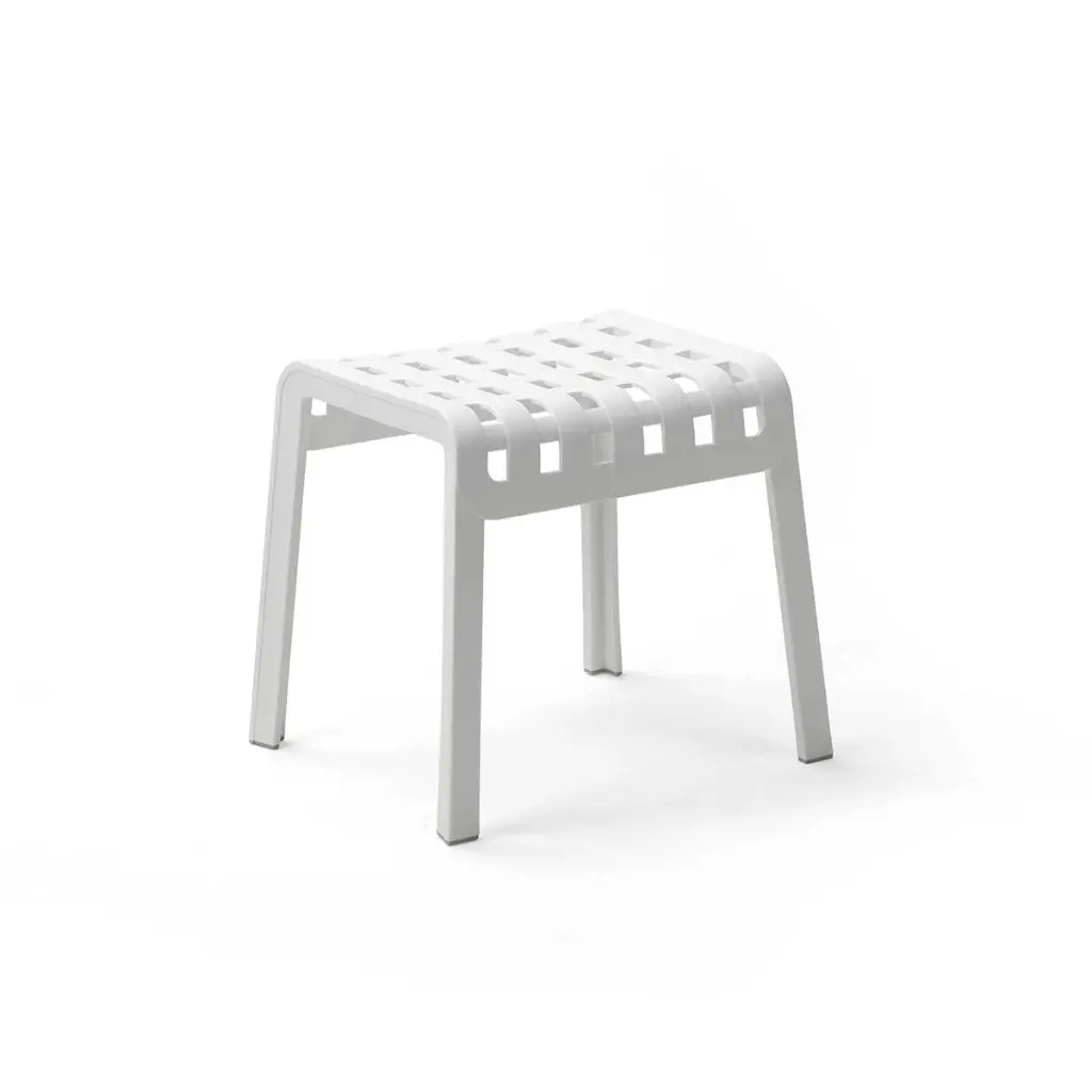 Footrest Poggio white