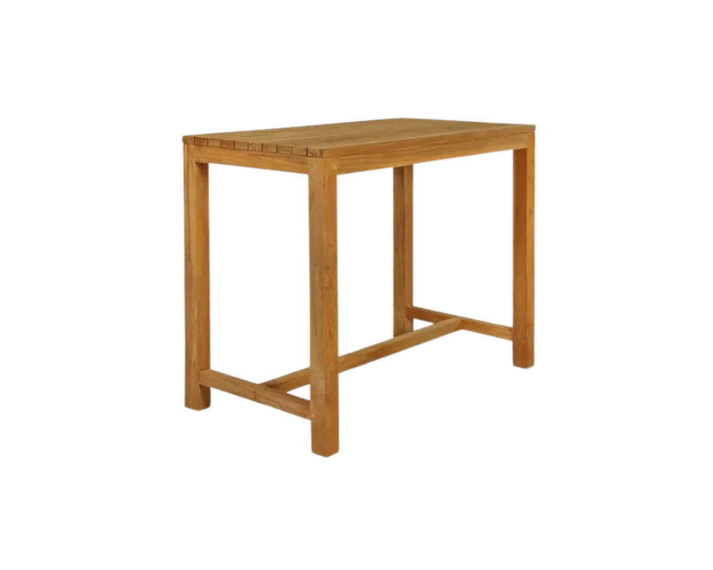 Outdoor bar table Erosie teak 130x70x105