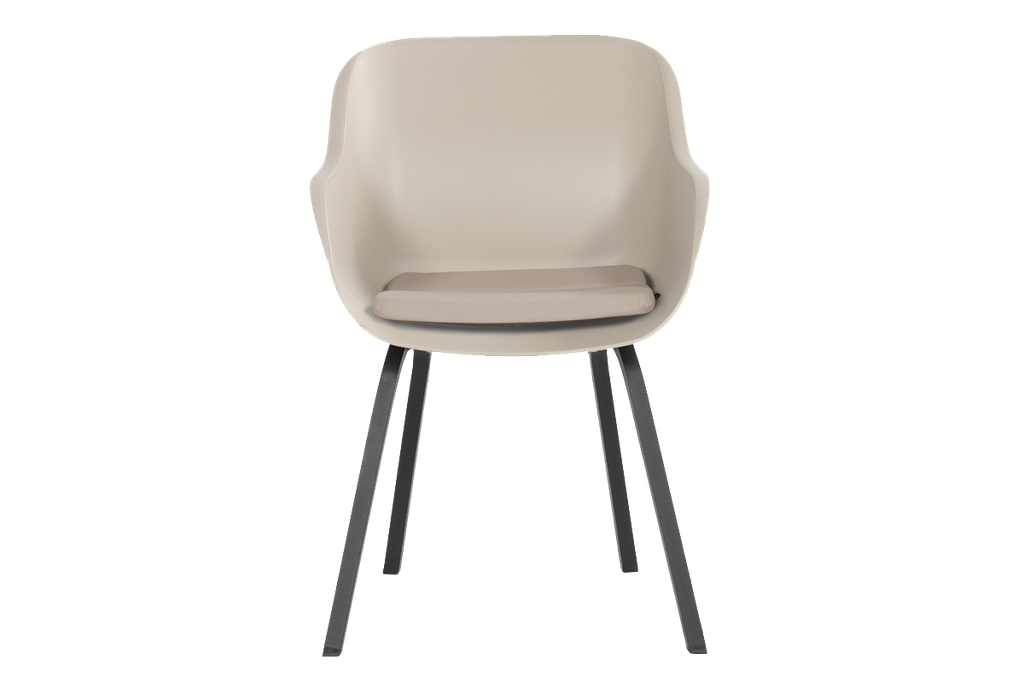 Outdoor chair Le Soleil element black legs/taupe