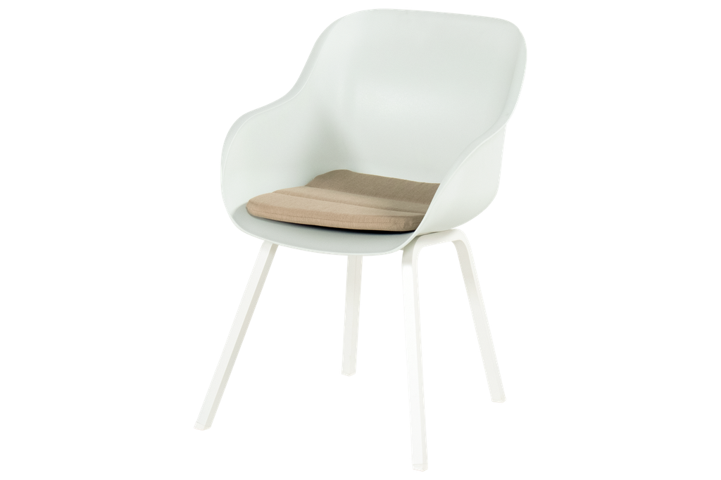 Outdoor chair Le Soleil element white legs/cotton white