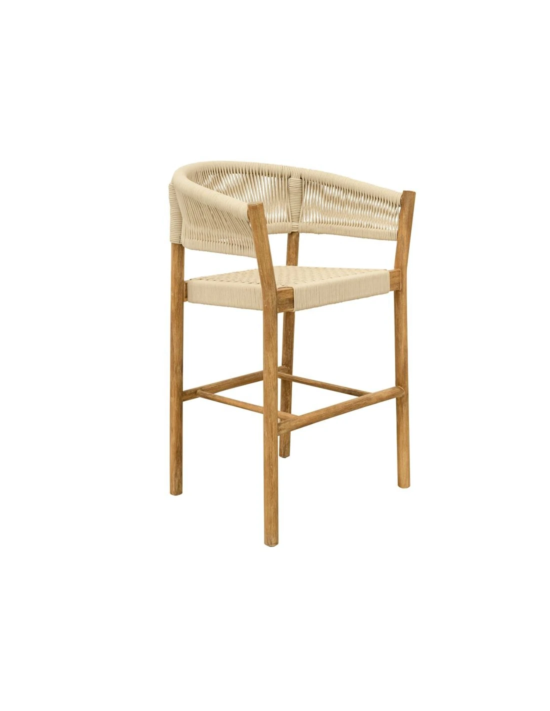 Bar chair Jenita rope white