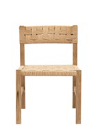 Cora dining chair Natural without armrests 