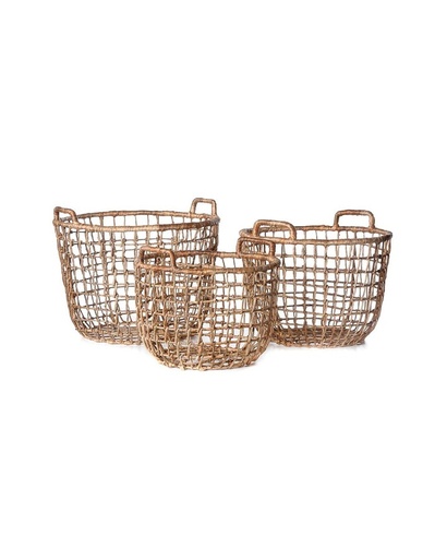 Basket Net natural (set of 3)