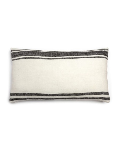 Cushion Karnal 50x75 white linen