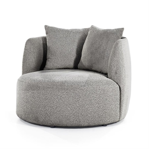 Lounge chair Louis grey