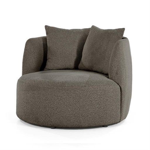Lounge chair Louis brown