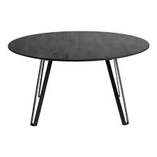 Dining table Space black oak round 150cm