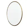 Mirror Copenhagen round iron gold 110cm