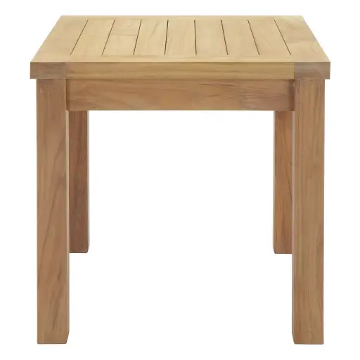 Outdoor side table teak 45x45