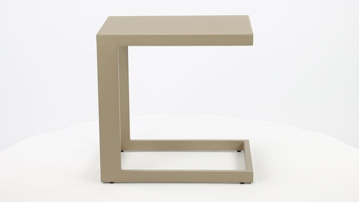 Outdoor side table Sion taupe alu