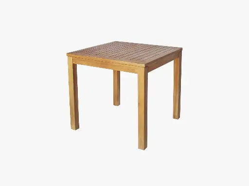 Outdoor dining table plantantion teak 70x70