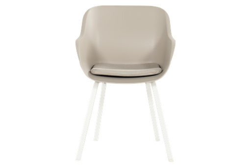 Outdoor chair Le soleil element white legs/taupe