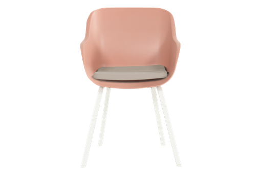 Outdoor chair Le Soleil element white legs/pink